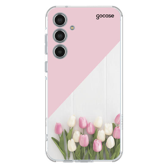 Capinha para celular Tulipas Stylish