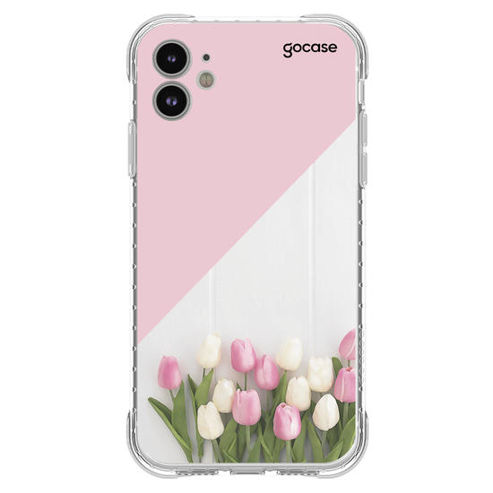 Capinha para celular Tulipas Stylish