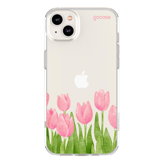 Capinha para celular  Tulipas Watercolor