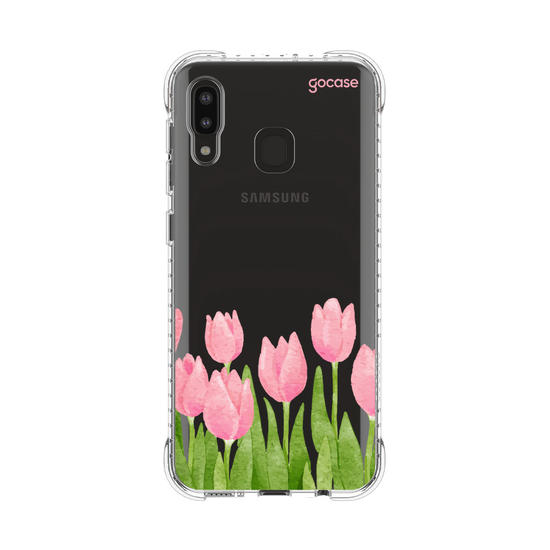 Capinha para celular  Tulipas Watercolor