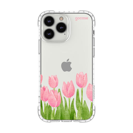Capinha para celular  Tulipas Watercolor