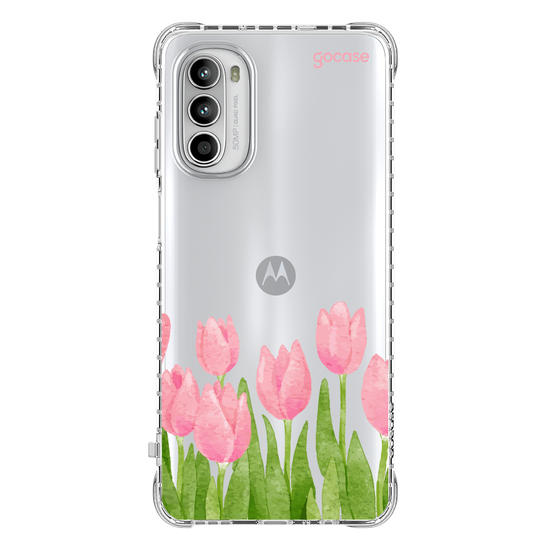 Capinha para celular  Tulipas Watercolor