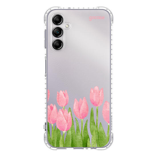 Capinha para celular  Tulipas Watercolor