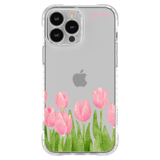 Capinha para celular  Tulipas Watercolor