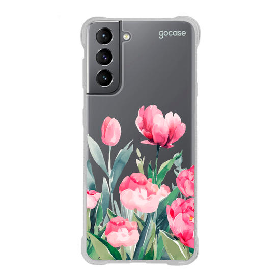 Capinha para celular  Tulips And Flowers