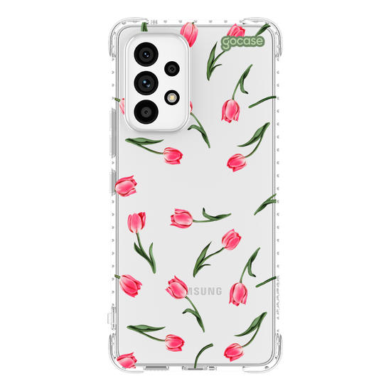 Capinha para celular  Sweet Tulips Pattern