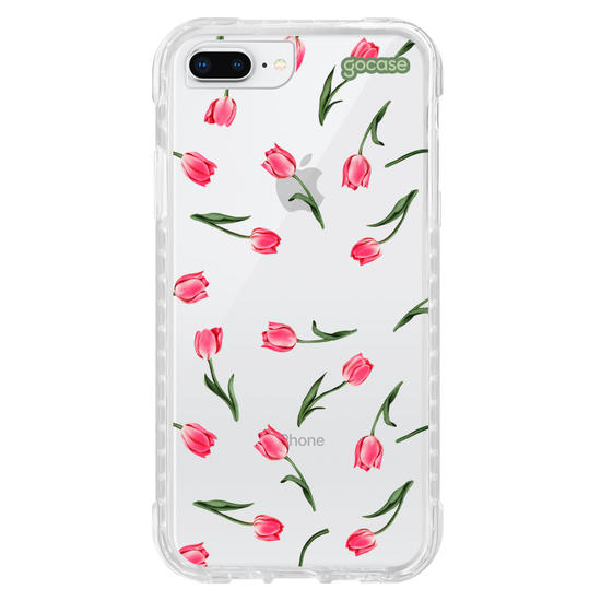 Capinha para celular  Sweet Tulips Pattern