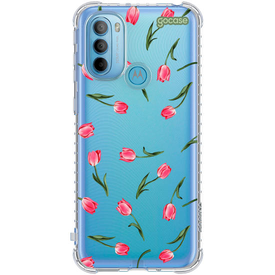Capinha para celular  Sweet Tulips Pattern