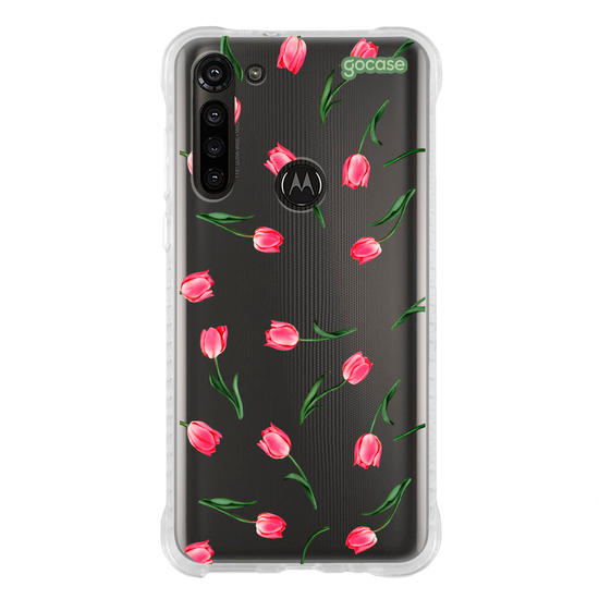 Capinha para celular  Sweet Tulips Pattern