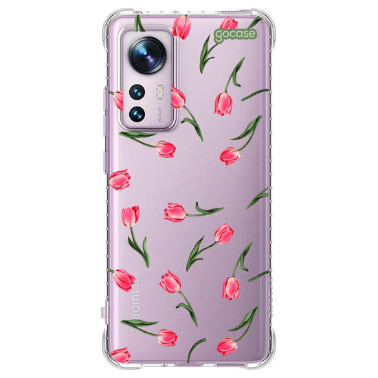 Capinha para celular  Sweet Tulips Pattern