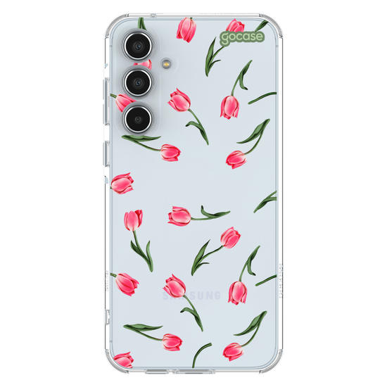 Capinha para celular  Sweet Tulips Pattern