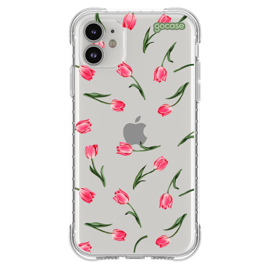 Capinha para celular  Sweet Tulips Pattern