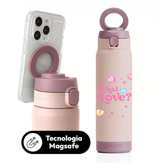 Garrafa Térmica Magsafe + Ebook -   K-pop - What Is Love?