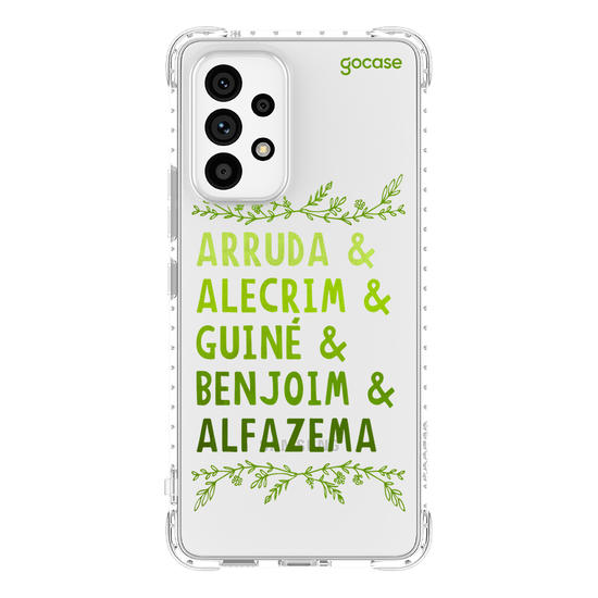 Capinha para celular Umbanda Folhas