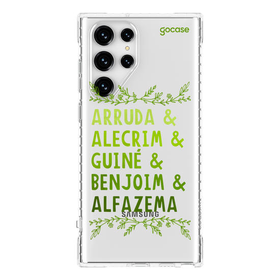 Capinha para celular Umbanda Folhas