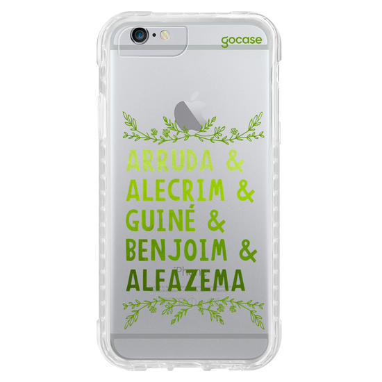 Capinha para celular Umbanda Folhas