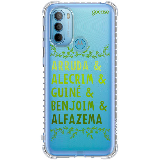 Capinha para celular Umbanda Folhas