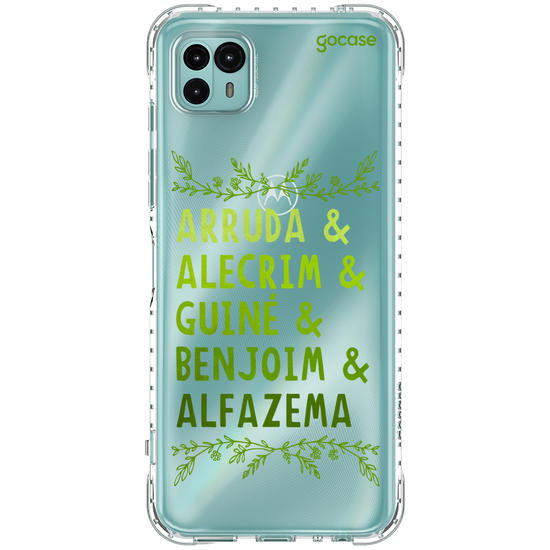 Capinha para celular Umbanda Folhas