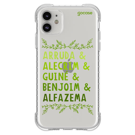 Capinha para celular Umbanda Folhas