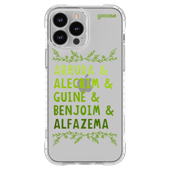 Capinha para celular Umbanda Folhas