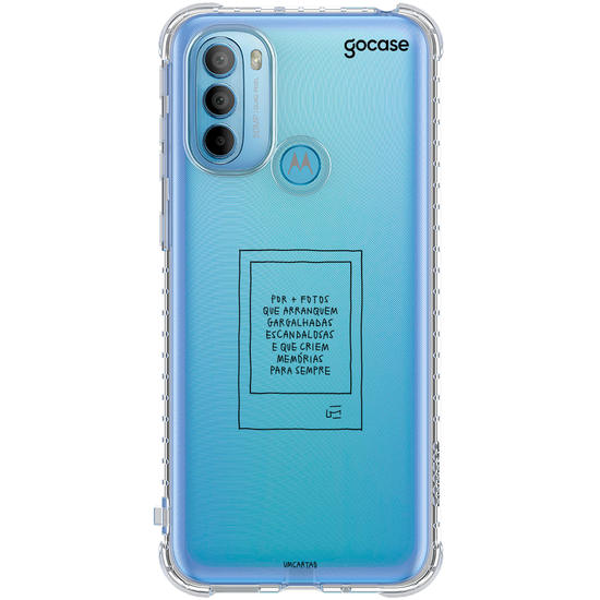 Capinha para celular  Um Cartão - Mais Fotos