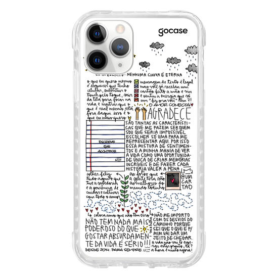 Capinha para celular  Um Cartão - Nenhuma Chuva é Eterna