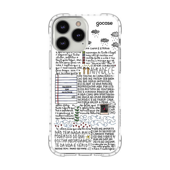 Capinha para celular  Um Cartão - Nenhuma Chuva é Eterna
