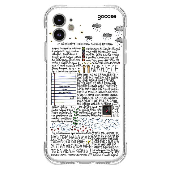 Capinha para celular  Um Cartão - Nenhuma Chuva é Eterna