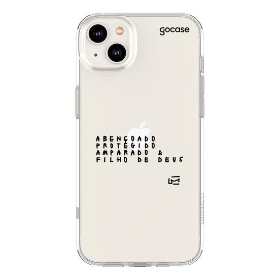 Capinha para celular  Um Cartão - Abençoado(a) Frase