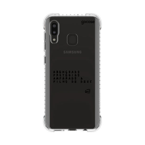 Capinha para celular  Um Cartão - Abençoado(a) Frase