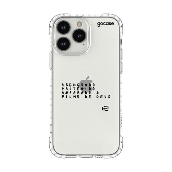 Capinha para celular  Um Cartão - Abençoado(a) Frase