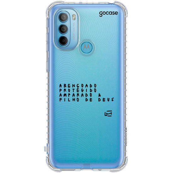 Capinha para celular  Um Cartão - Abençoado(a) Frase