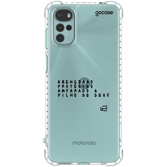 Capinha para celular  Um Cartão - Abençoado(a) Frase
