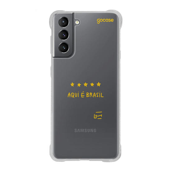Capinha para celular  Aqui é Brasil