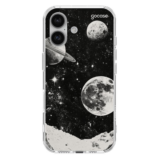 Capinha para celular  Universe Black White
