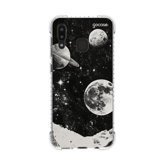 Capinha para celular  Universe Black White