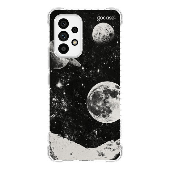 Capinha para celular  Universe Black White