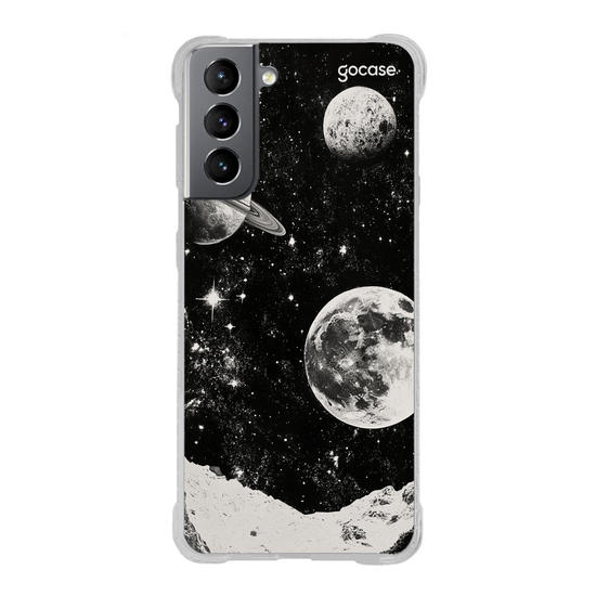 Capinha para celular  Universe Black White