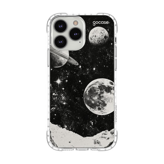 Capinha para celular  Universe Black White