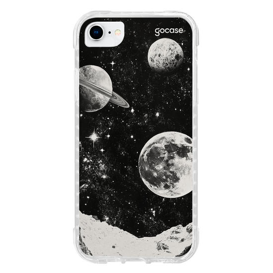 Capinha para celular  Universe Black White