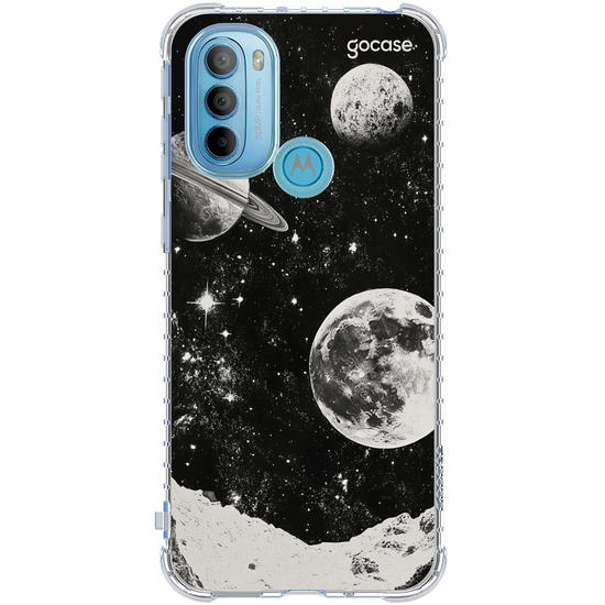 Capinha para celular  Universe Black White