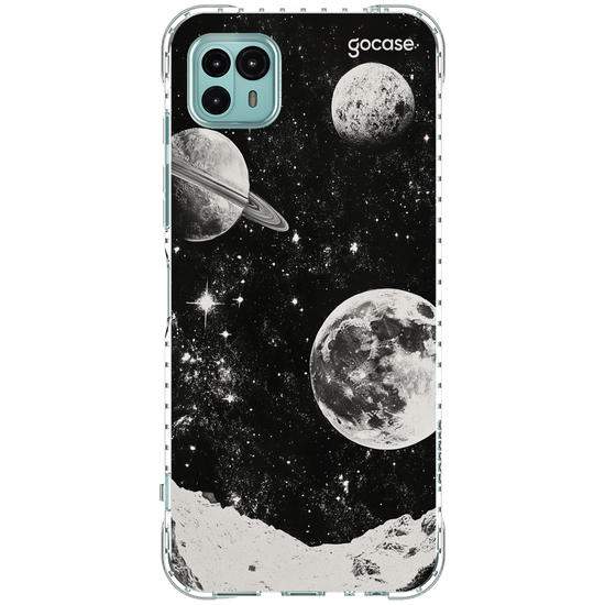 Capinha para celular  Universe Black White