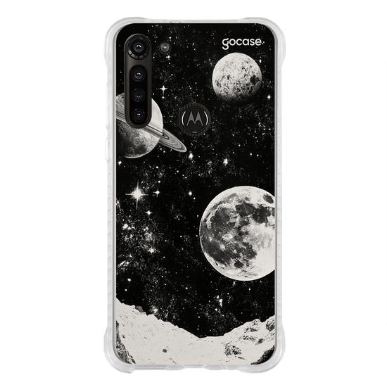 Capinha para celular  Universe Black White