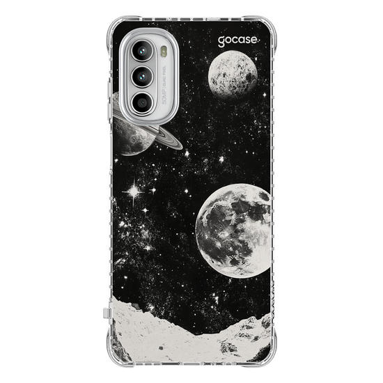 Capinha para celular  Universe Black White