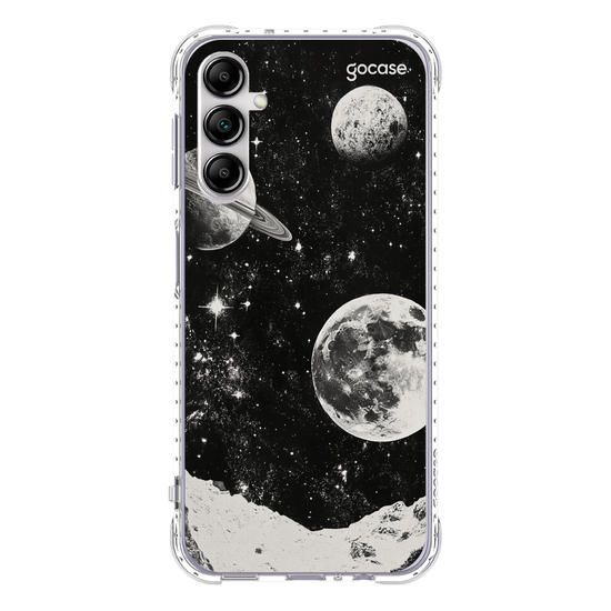 Capinha para celular  Universe Black White