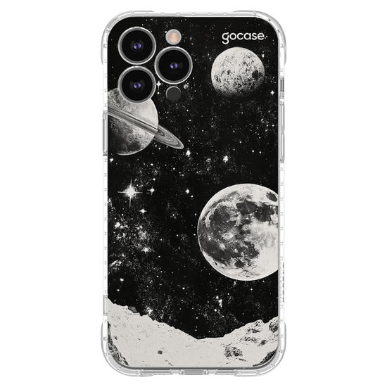 Capinha para celular  Universe Black White