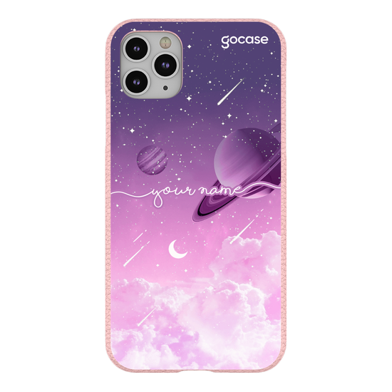 Purple Universe Handwritten Phone Case