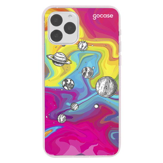 Capinha para celular Universo Tie-Dye
