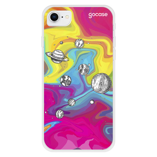 Capinha para celular Universo Tie-Dye