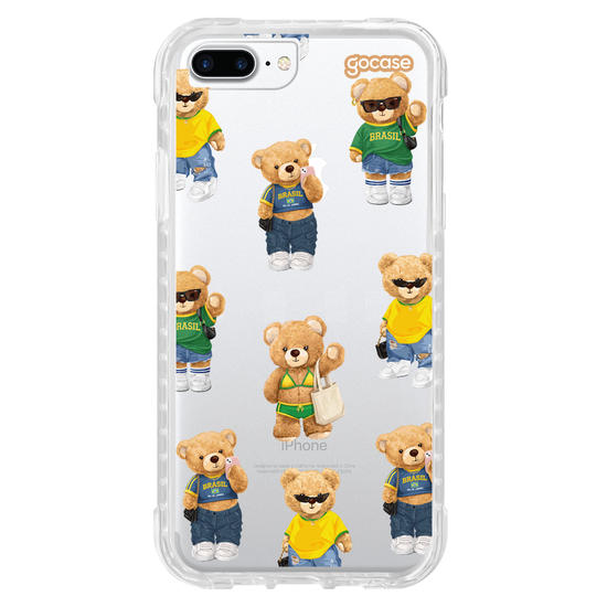 Capinha para celular  Ursinhas Girly Street Brasil